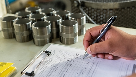 Merit Brass quality inspection and product documentation support